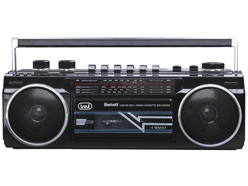 Radio portatile Radio portatile Trevi 0RR50100 Rr 501 Bt Black (ord.min.1.00 unità)