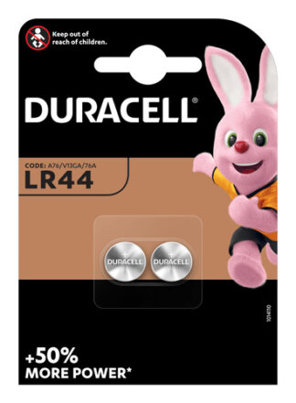 Batteria LR44 Batteria LR44 Duracell DU23 (ord.min.1.00 unità)