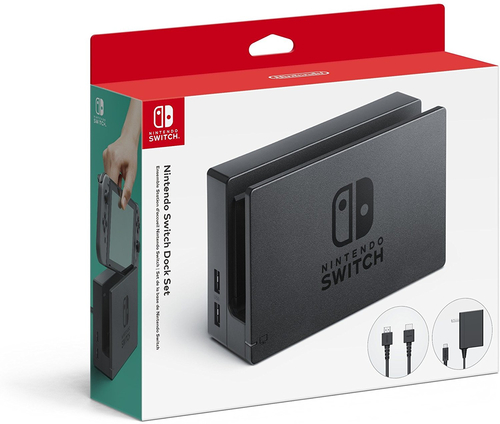 Caricabatterie videogioco Caricabatterie Nintendo 2511666 SWITCH Dock Set Black (ord.min.1.00 unità)