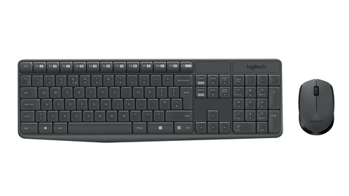 Tastiera e mouse Tastiera e mouse Logitech 920 007913 MK SERIES Mk235 Black (ord.min.1.00 unità)