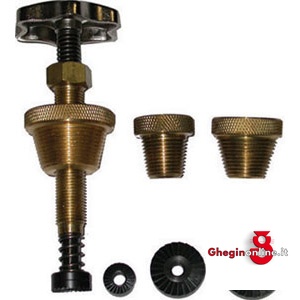 APPARECCHI PER RUBINETTI TIPO PROFESSIONALE; CON 4 FRESE POLL 3/8-1/2-3/4-1 2099 APP. X RUBINETTI taps seat reamers Prod. SCU