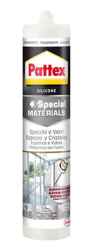 Silicone acetico Silicone acetico Pattex 2719768 Specchi e Vetri Trasparente (ord.min.1.00 unità)