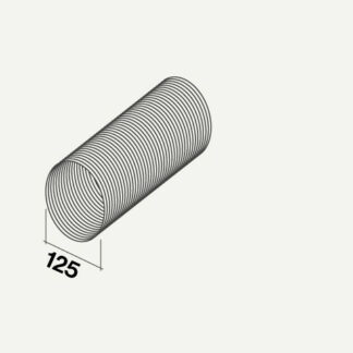 Tubo canna fumaria Tubo canna fumaria Save Fumisteria FN1224 AIR telescopico flex Silver (ord.min.1.00 unità)