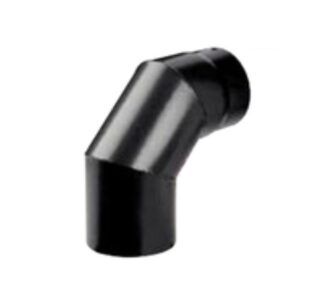 Curva canna fumaria Curva canna fumaria Save Fumisteria NNO1303 PLUS LIGHT A 90 Nero opaco (ord.min.1.00 unità)