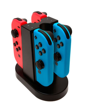 Caricabatterie videogioco Caricabatterie Big Ben SWITCHQUADCHARGER SWITCH 4 posti Black (ord.min.1.00 unità)