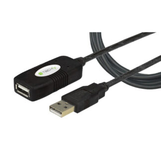 Cavo USB Cavo USB Techly IUSB REP10TY 2.0 Extension Active Black (ord.min.1.00 unità)