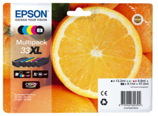 Set cartucce stampante Set cartucce stampante Epson T33574021 CLARIA Multipack 33 Xl (ord.min.1.00 unità)