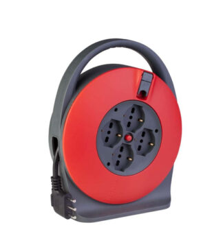 Avvolgicavo elettrico Avvolgicavo elettrico Poly Pool PP2741 SALVASPAZIO 4P Rosso e Nero (ord.min.1.00 unità)