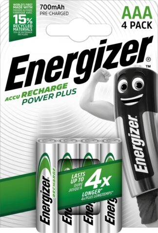 Batteria Ministilo AAA ricaricabile Batteria Ministilo AAA ricaricabile Energizer 535 417005 00 POWER PLUS (ord.min.1.00 unità)