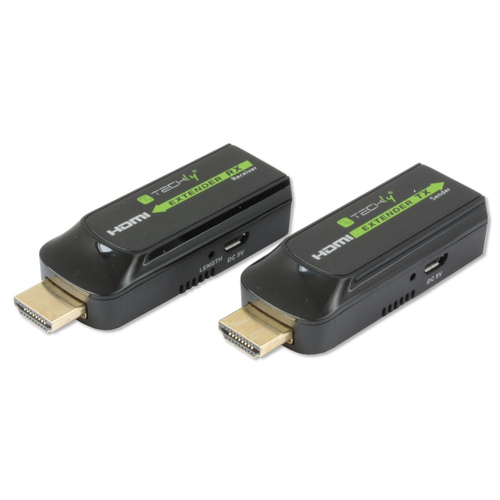 Extender HDMI Extender HDMI Techly IDATA EXT E70S Full HD su cavo CAT6 Black (ord.min.1.00 unità)