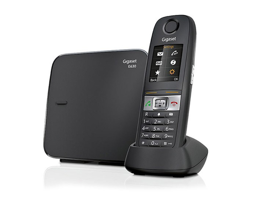 Cordless Cordless Gigaset S30852 H2503 C101 E SERIES E630 Black (ord.min.1.00 unità)