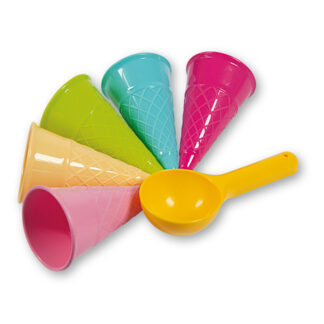 Set sabbia Set gioco sabbia Androni Giocattoli 3405 0000 Set gioco sabbia Coni Ge (ord.min.1.00 unità)
