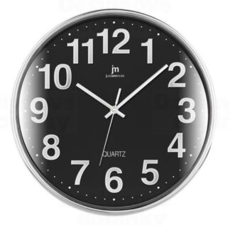 Orologio da parete Orologio da parete Lowell 00816N JUSTAMINUTE Nero e Cromo (ord.min.1.00 unità)