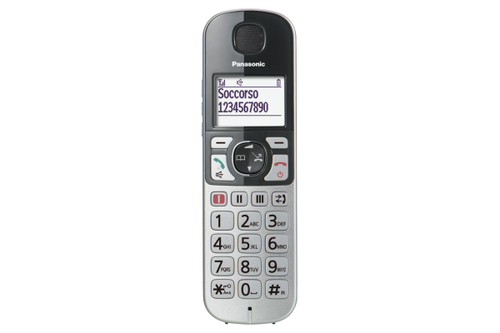 Cordless Cordless Panasonic KX TGE510JTS Dect Argento (ord.min.1.00 unità)