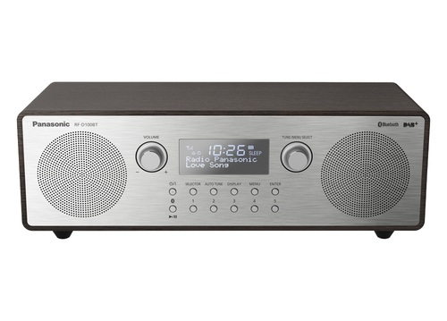 Radio Radio Panasonic RF D100BTEGT Dab+ Wood e Silver (ord.min.1.00 unità)