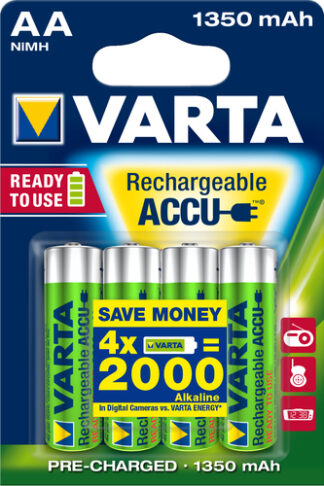 Batteria Stilo AA ricaricabile Batteria Stilo AA ricaricabile Varta 056746101404 RECHARGE ACCU POWER (ord.min.1.00 unità)