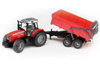 Mezzo agricolo Mezzo agricolo Bruder 02045 MASSEY FERGUSON Trattore con Rimorchio Rib (ord.min.1.00 unità)