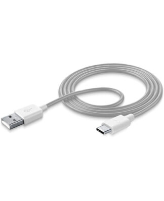 Cavo USB C Cavo USB C Cellular Line USBDATATYCSMARTW STYLECOLOR Silver e White (ord.min.1.00 unità)