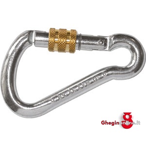 MOSCHETTONI EN 362 B IN ACCIAIO ZINCATO 2122 125 MOSCHETTONI IN ACCIAIO steel carbine-hooks Prod. SCU
