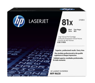 Toner Toner Hp CF281X 81X (ord.min.1.00 unità)