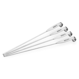 Set spiedini Weber 7618 Cromo lucido Set spiedini (ord.min.1.00unità)