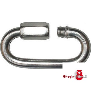 MAGLIE DI GIUNZIONE PER CATENE IN ACCIAIO INOX AISI 316 2126E 105 MAGLIE INOX GIUN.CAT quik links Prod. SCU