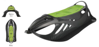 Slitta Slitta neve Mandelli 701300101 2 posti Neon Grip Verde e Nero (ord.min.1.00 unità)