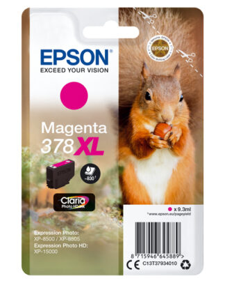 Cartuccia stampante Cartuccia stampante Epson C13T37934020 CLARIA 378 XL (ord.min.1.00 unità)