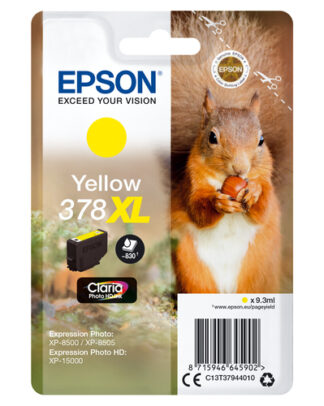 Cartuccia stampante Cartuccia stampante Epson C13T37944020 CLARIA 378 XL (ord.min.1.00 unità)