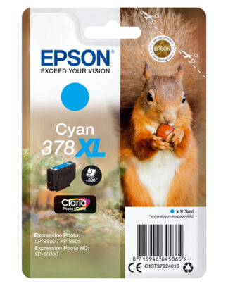 Cartuccia stampante Cartuccia stampante Epson C13T37924020 CLARIA 378 XL (ord.min.1.00 unità)