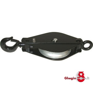 TAGLIE DI SOLLEVAMENTO PER FUNI DI CANAPA CON 1 ROTELLA 2132A 175 TAGLIE CON 1 ROTELLA pulley blocks Prod. SCU