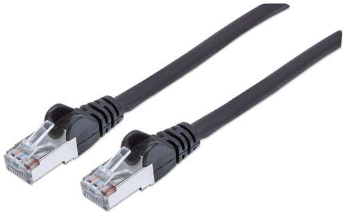 Cavo di rete Cavo di rete Manhattan LS6A 300 BK Patch Cable Black (ord.min.1.00 unità)
