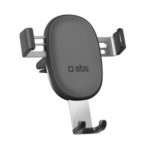 Supporto auto smartphone Supporto auto smartphone Sbs TESUPPCLIPGRAVK Gravity Black e Silver (ord.min.1.00 unità)