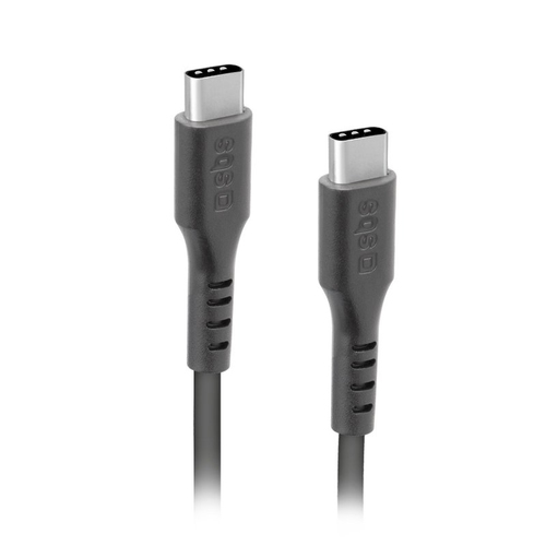 Cavo USB C Cavo USB C Sbs TECABLETCC20K CHARGING DATA CABLE 25W Black (ord.min.1.00 unità)