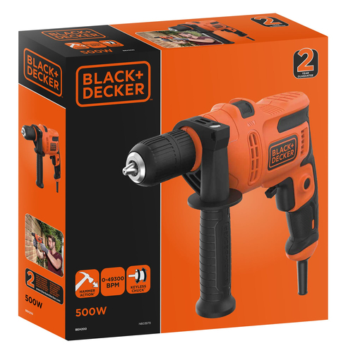 Trapano percussione Trapano percussione Black & Decker BEH200QS (ord.min.1.00 unità)