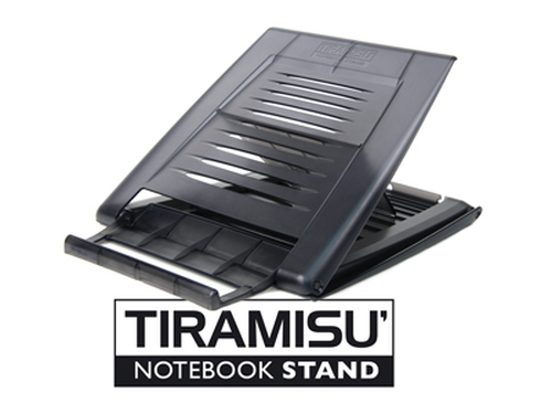Supporto notebook Supporto notebook Hamlet XTMS100 TIRAMISU Stand Black (ord.min.1.00 unità)