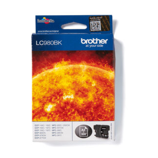 Cartuccia stampante Cartuccia stampante Brother LC980BK (ord.min.1.00 unità)