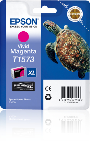 Cartuccia stampante Cartuccia stampante Epson C13T15734010 ULTRA CHROME T1573 XL (ord.min.1.00 unità)
