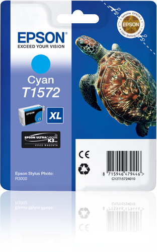 Cartuccia stampante Cartuccia stampante Epson C13T15724010 ULTRA CHROME T1572 XL (ord.min.1.00 unità)