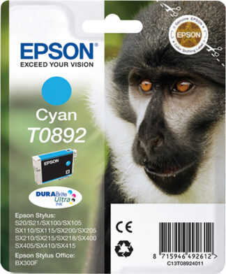 Cartuccia stampante Cartuccia stampante Epson C13T08924011 DURABRITE ULTRA T0892 (ord.min.1.00 unità)