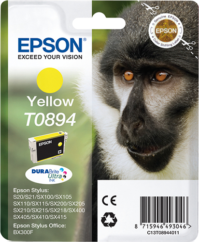 Cartuccia stampante Epson C13T08944011 DURABRITE ULTRA T0894 Cartuccia stampante (ord.min.1.00unità)