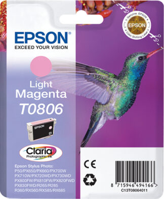 Cartuccia stampante Cartuccia stampante Epson C13T080640 CLARIA T0806 (ord.min.1.00 unità)