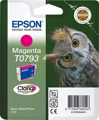 Cartuccia stampante Cartuccia stampante Epson C13T07934010 CLARIA T0793 (ord.min.1.00 unità)