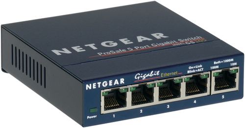Switch di rete Switch di rete Netgear GS105GE PROSAFE Unmanaged Gray (ord.min.1.00 unità)