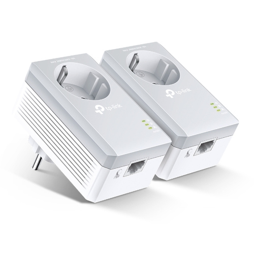 Power line Power line Tp Link TL PA4010PKIT AV600 Starter Kit Nano con Presa Pass (ord.min.1.00 unità)