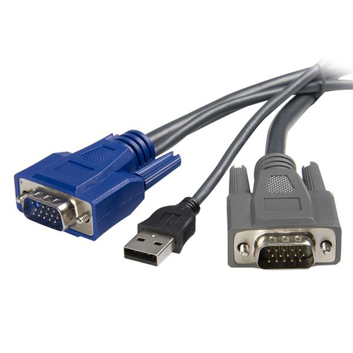 Kvm switch Kvm switch Startech.Com SVUSBVGA6 Cavo Ultra Sottile Vga Usb 2in1 Blac (ord.min.1.00 unità)