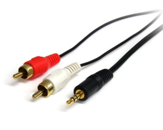 Cavo adattatore Cavo adattatore Startech.Com MU3MMRCA Audio Jack Rca Black (ord.min.1.00 unità)