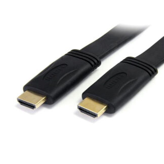 Cavo HDMI Cavo HDMI Startech.Com HDMM5MFL 4K con Ethernet Piatto Black (ord.min.1.00 unità)