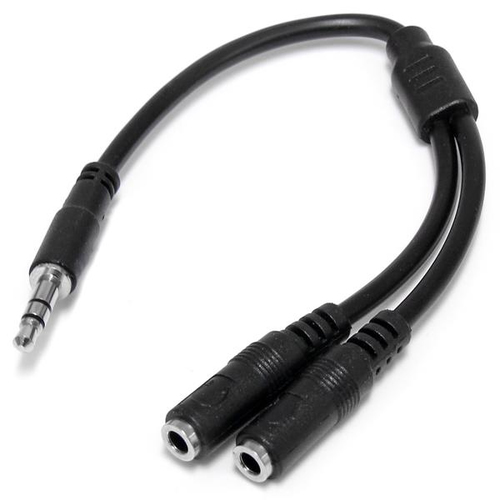 Splitter audio Splitter audio Startech.Com MUY1MFFS Y Cable Black (ord.min.1.00 unità)