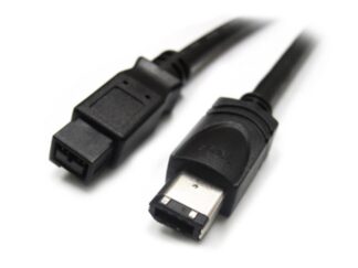 Cavo Firewire Cavo Firewire Hamlet XZCFWB9A6180 800 9 Pin 400 6 Pin Black (ord.min.1.00 unità)
